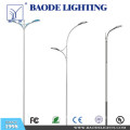 12m Double Arm Galvanized Round /Conical Street Lighting Pole (BDP-11)